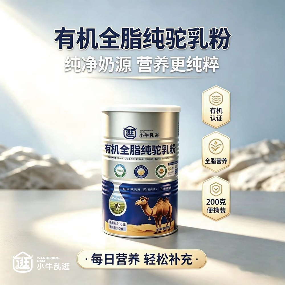 小牛乱逛有机驼奶粉